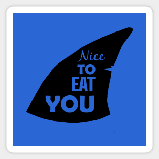 Shark Attack Snack Time Sticker